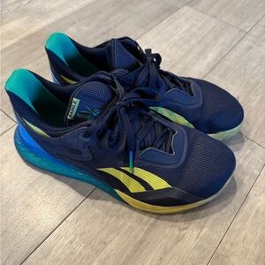 Reebok Nano X men’s 7.5 womens 8.5-9 navy green